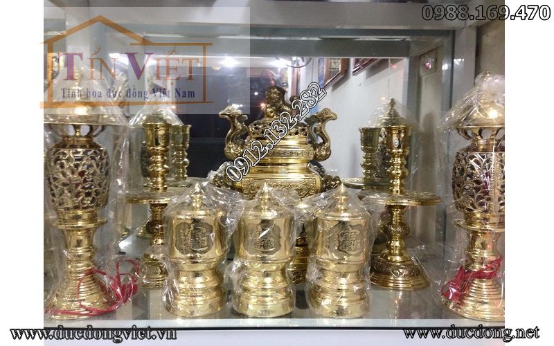 Bộ thờ bằng đồng đài loan