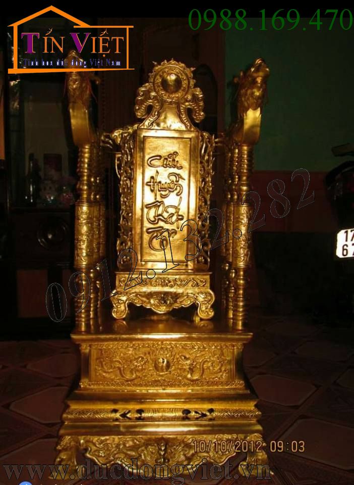 ngai bằng đồng đẹp thường dùng trên ban thờ