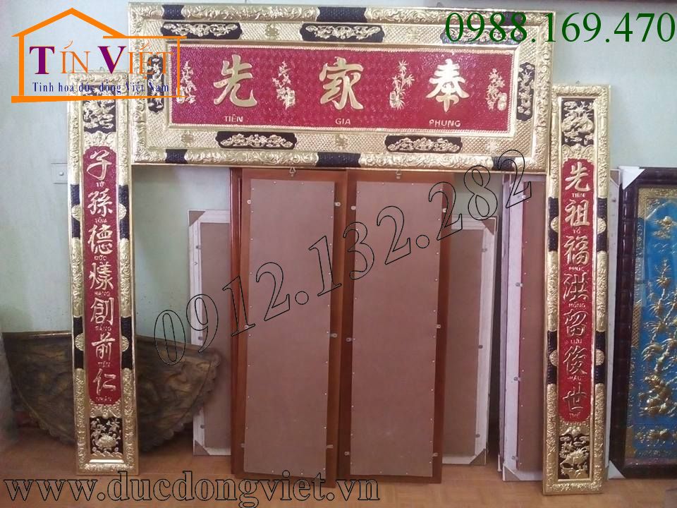 Một số mẫu hoành phi câu đối, cuốn thư câu đối bằng đồng giá rẻ để quý khách tham khảo