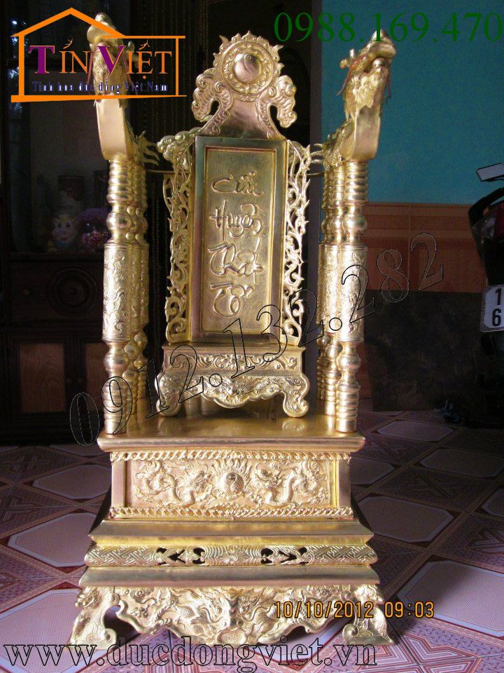 ngai bằng đồng đẹp thường dùng trên ban thờ