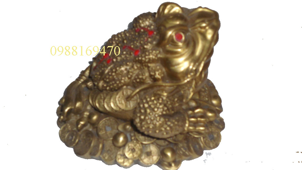 Linh vật thiềm thừ bằng đồng