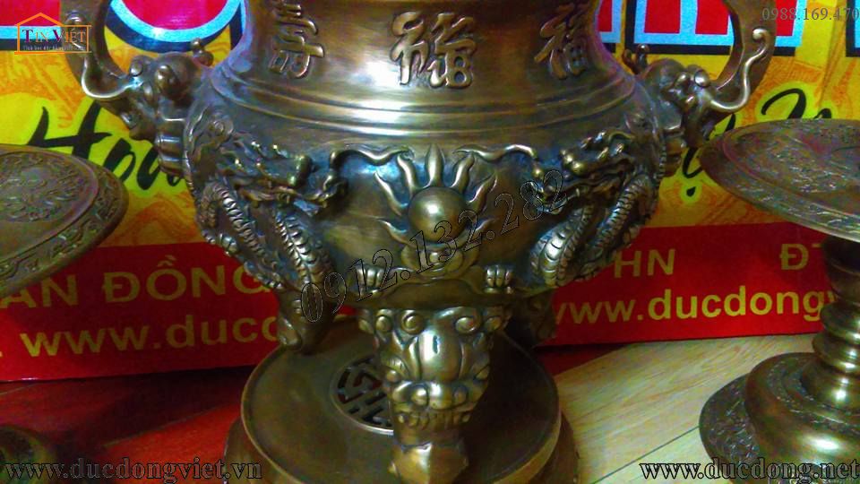 Tổng hợp những mẫu bộ đồ thờ bằng đồng đẹp nhất 2017