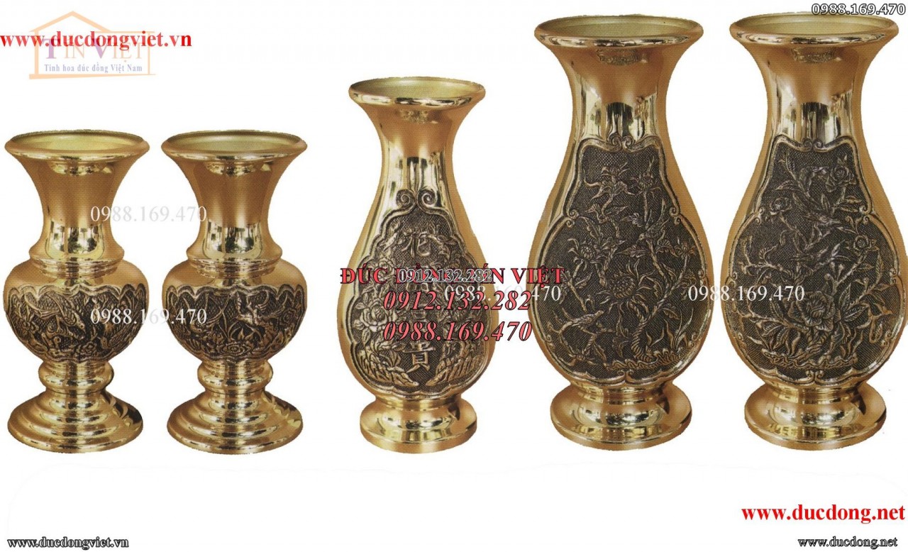 Lọ hoa bằng đồng vĩnh tiến bộ cúc - Giá rẻ tại Hà Nội được phân phối bởi Đúc Đồng Tín Việt hotline: 0912.132.282