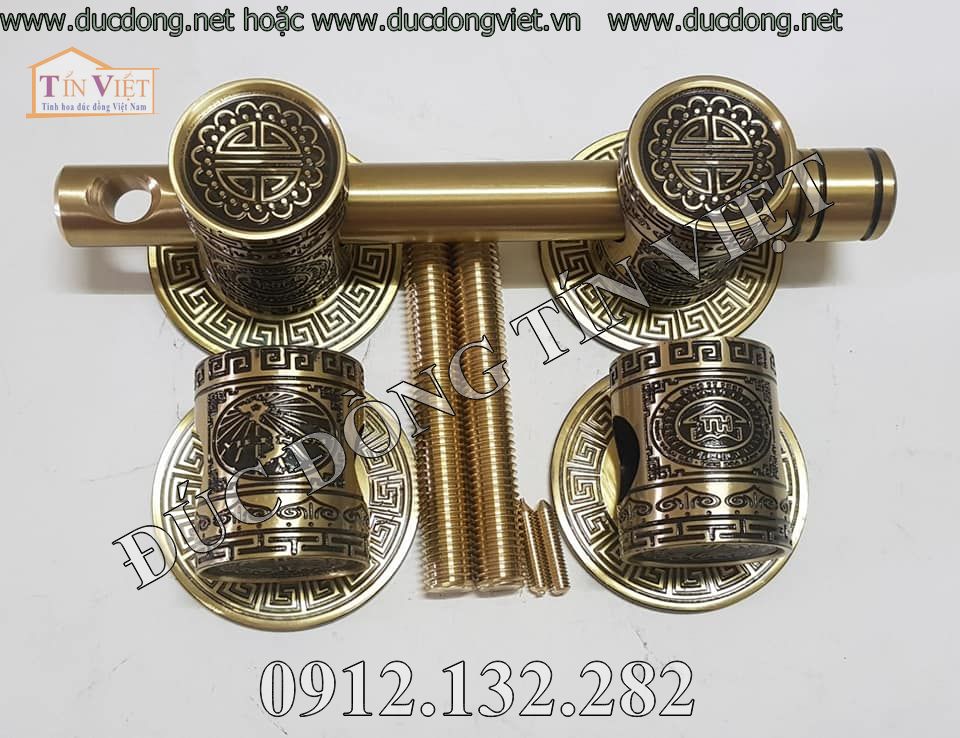 mã 245 Mặt bích và trùy bằng đồng dành cho cửa gỗ